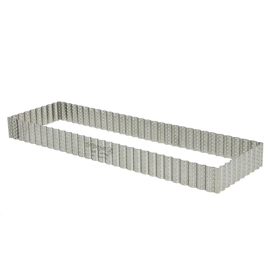 Perforated Fluted Rectangular Tart Ring