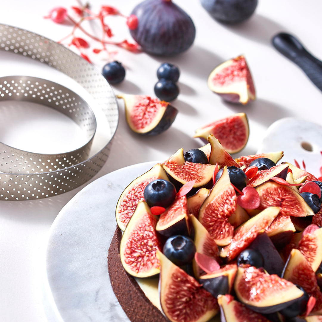 Perforated Round Tart Ring Height 0.8"