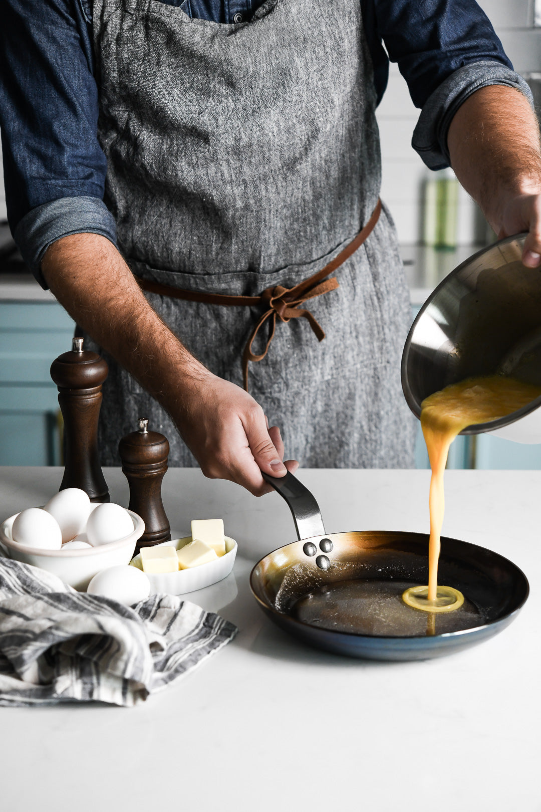 MINERAL B Carbon Steel Omelette Pan