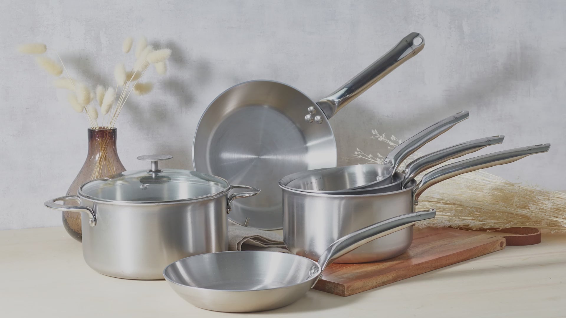 Affinity and Alchimy Stainless Steel Cookware by de Buyer