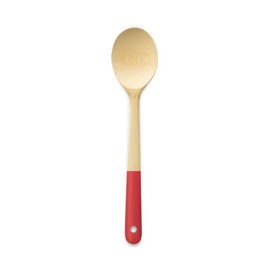 Bamboo Kitchen Spoon - Red